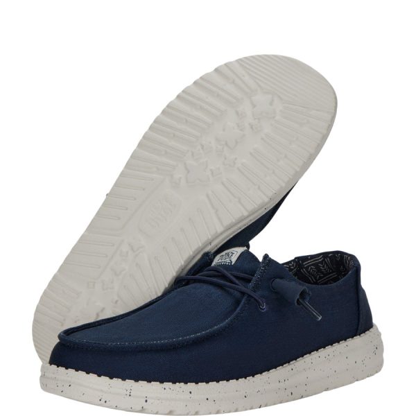 Wendy Stretch Canvas - Navy