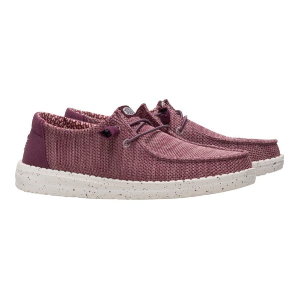 Wendy Stretch Sox - Burgundy