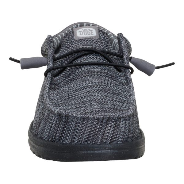 Wally Stretch Sox - Granite Grey/Black