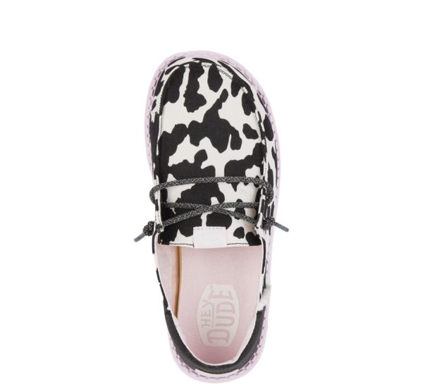 Wendy Funk Youth Cow - Black/Pink