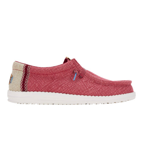 Wally Jute - Claret Red/Silver Birch