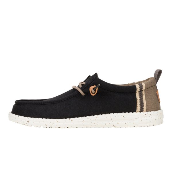 Wally Craft Linen - Black/Walnut