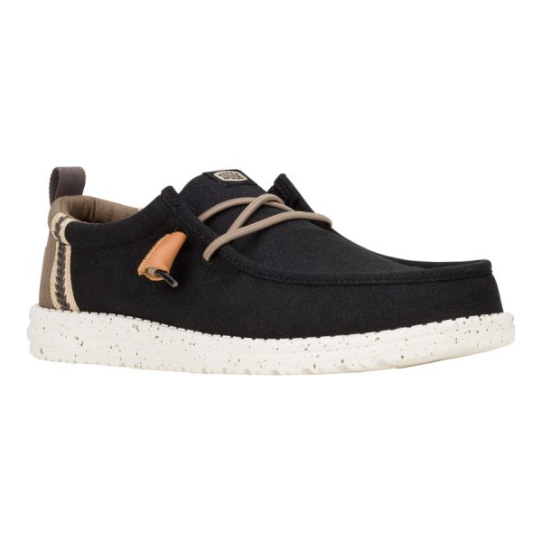 Wally Craft Linen - Black/Walnut