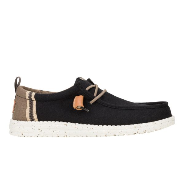 Wally Craft Linen - Black/Walnut