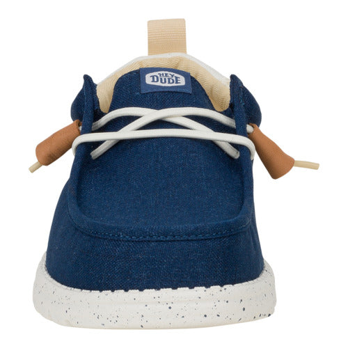 Wally Craft Linen - White/Sargasso Blue