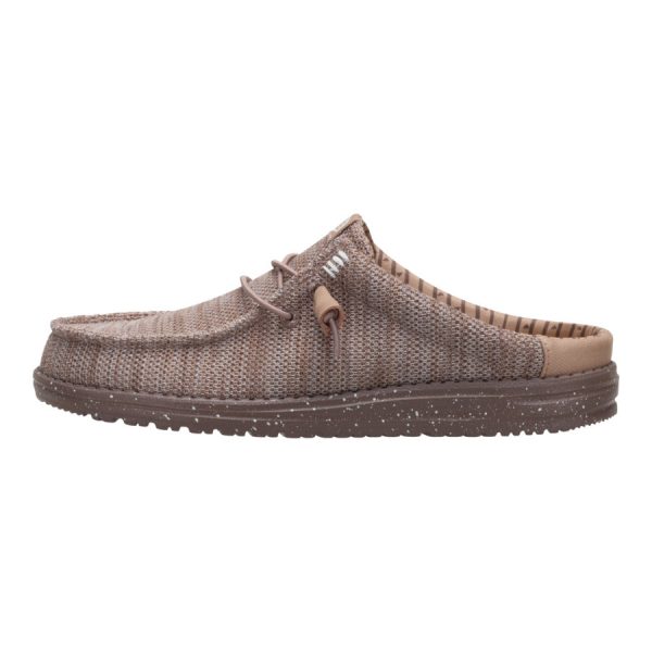 Wally Slip Stretch Sox - Deep Taupe/Chanterelle Tan