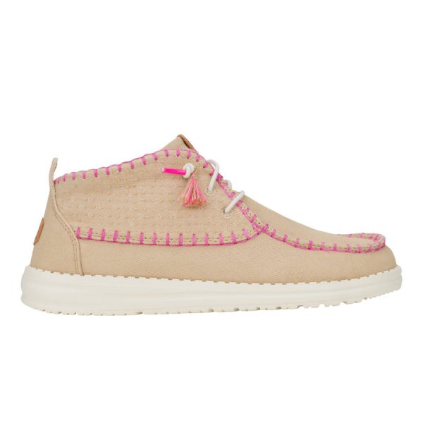 Wendy Mid Perf Canvas - Irish Cream