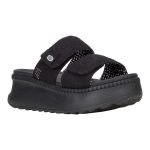 Delray Slide Eyelet - Black