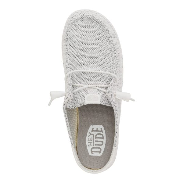Wendy Slip Stretch Sox - Stone White