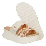 Delray Slide Animal Shimmer - Tan/Multi