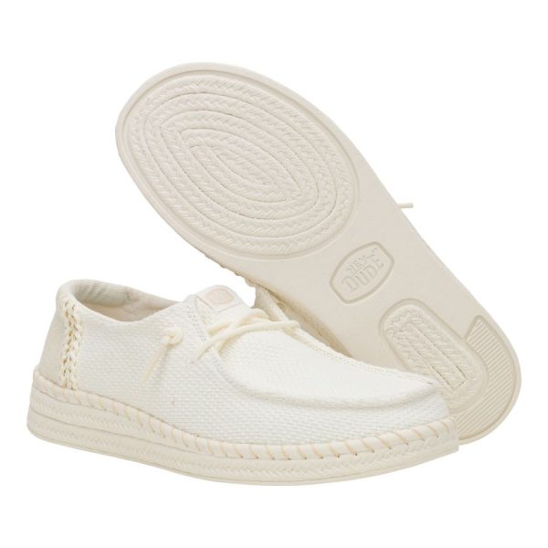 Wendy Espadrille Woven - White