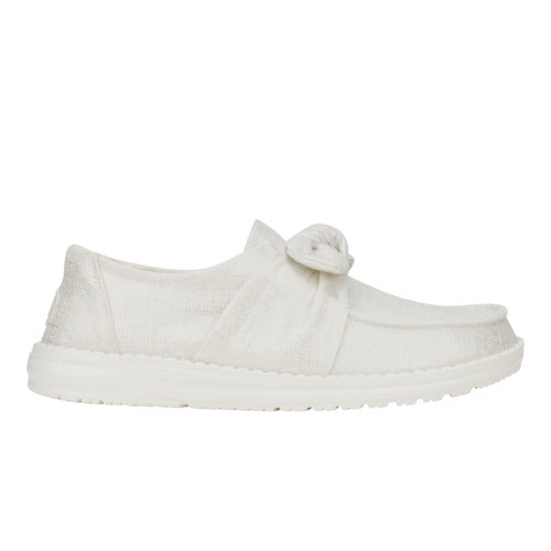 Wendy Bow Shimmer - Metallic Silver