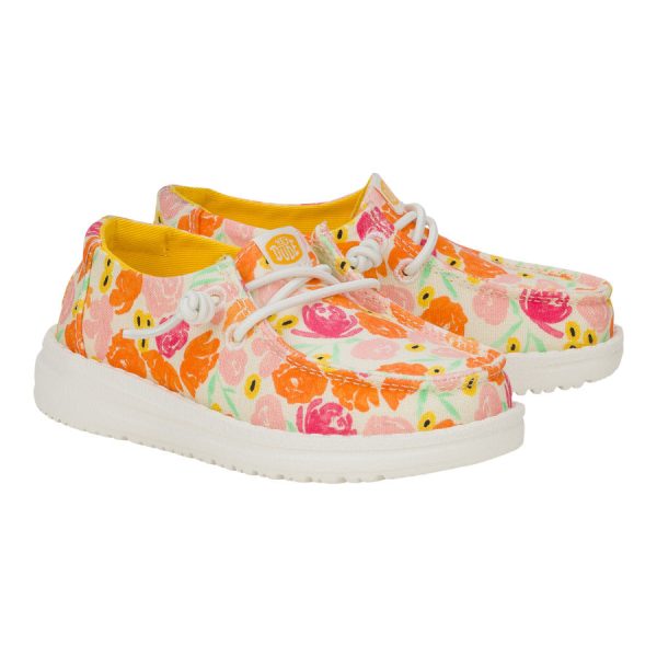 Wendy Toddler Watercolor Florals - Multi/Petal Pink