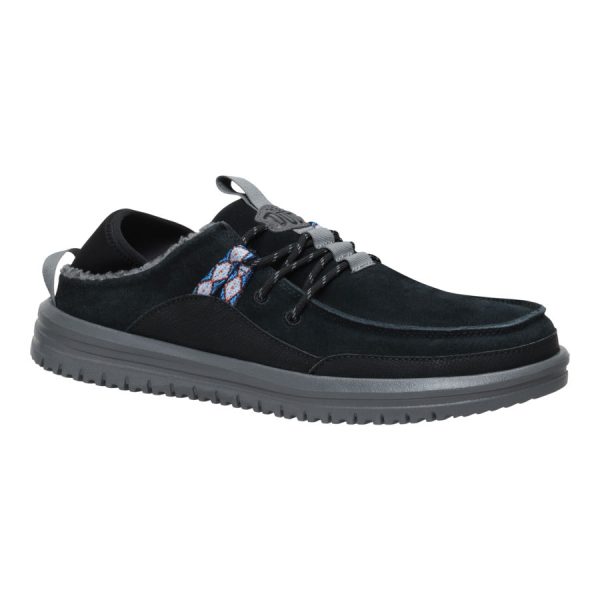 Bradley Blipper Suede - Black/Smoke Grey