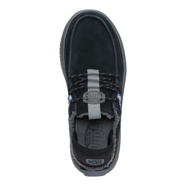 Bradley Blipper Suede - Black/Smoke Grey