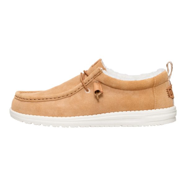 Wally Suede Shearling - Lion Orange/Multi