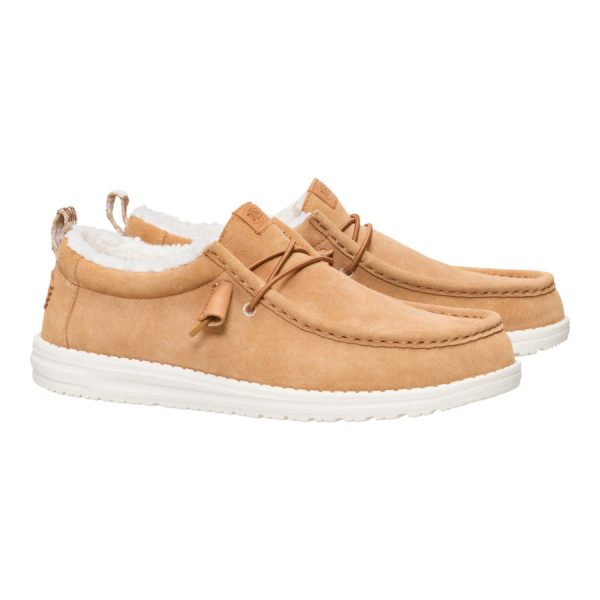 Wally Suede Shearling - Lion Orange/Multi