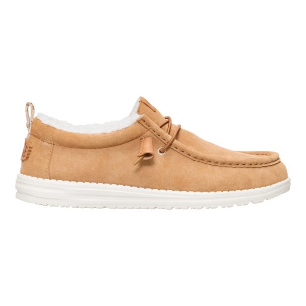 Wally Suede Shearling - Lion Orange/Multi