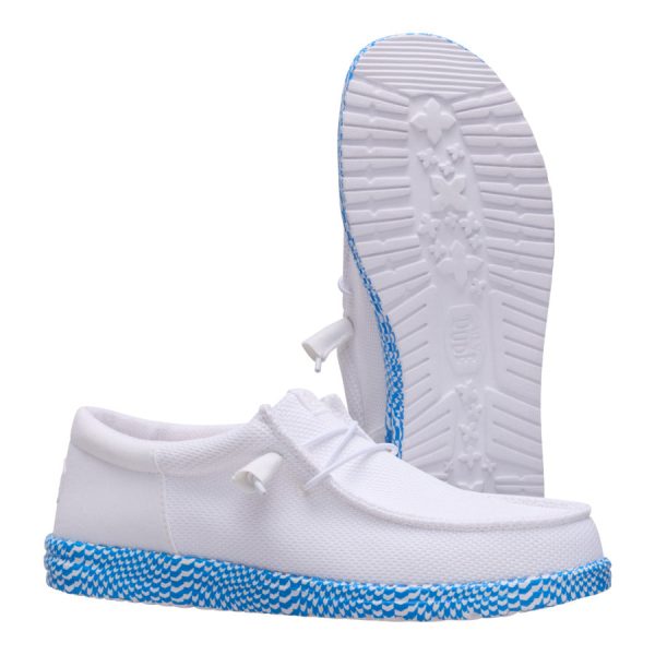 Wally Funk Warped Geo - White/Brilliant Blue
