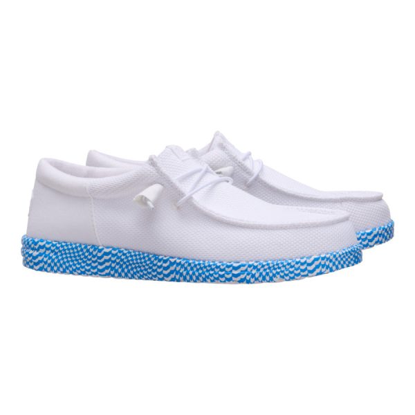 Wally Funk Warped Geo - White/Brilliant Blue