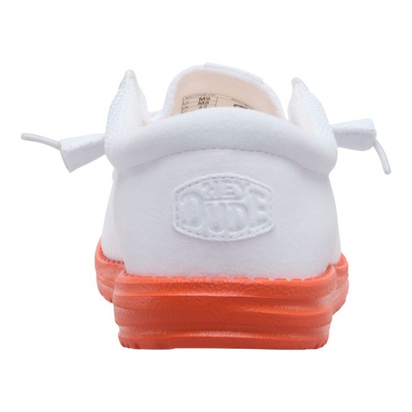 Wally Funk Pop - White/Tomato Orange