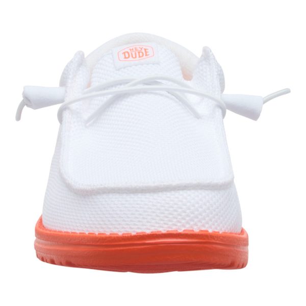 Wally Funk Pop - White/Tomato Orange