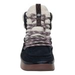 Wendy Peak Apres Suede Cozy Stitch - Black/Tan