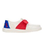 Wendy Bow Snow White - White/Blue/Red