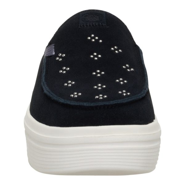 Austin Lift Suede Stud - Black