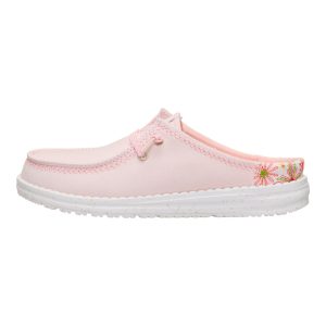 Wendy Slip Embroidered Floral - Pale Pink