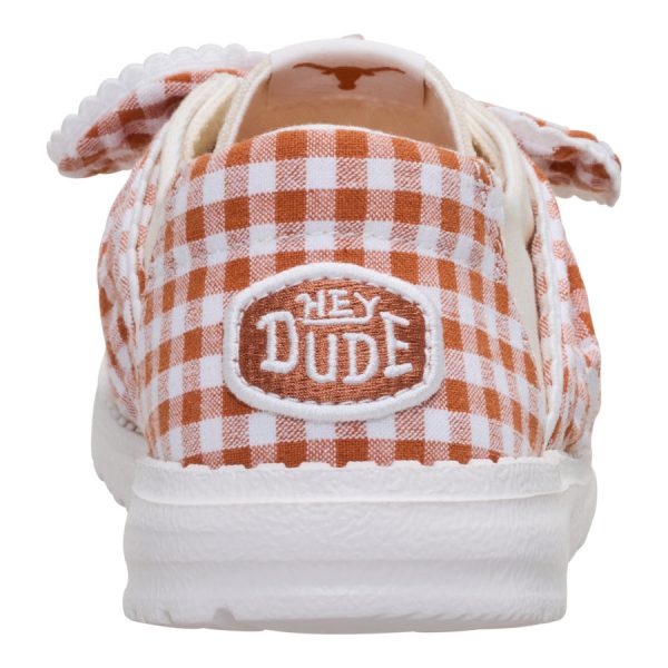 Wendy Bow Texas Longhorns - Wheat/Burnt Orange