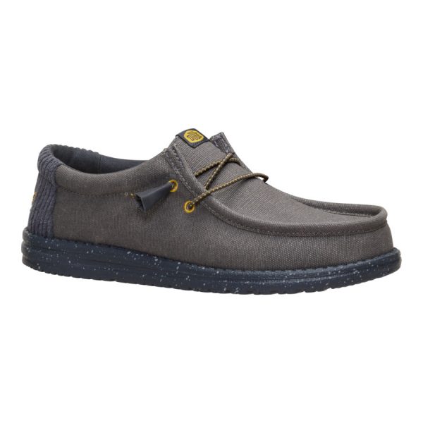 Wally Waxed Casual - Dark Grey