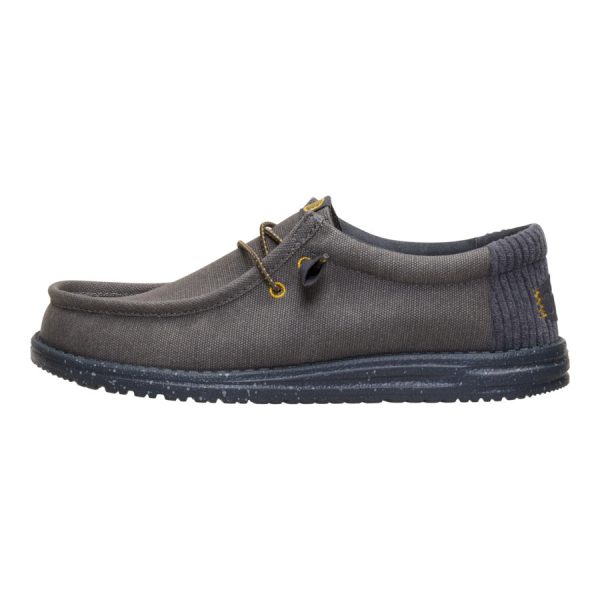 Wally Waxed Casual - Dark Grey