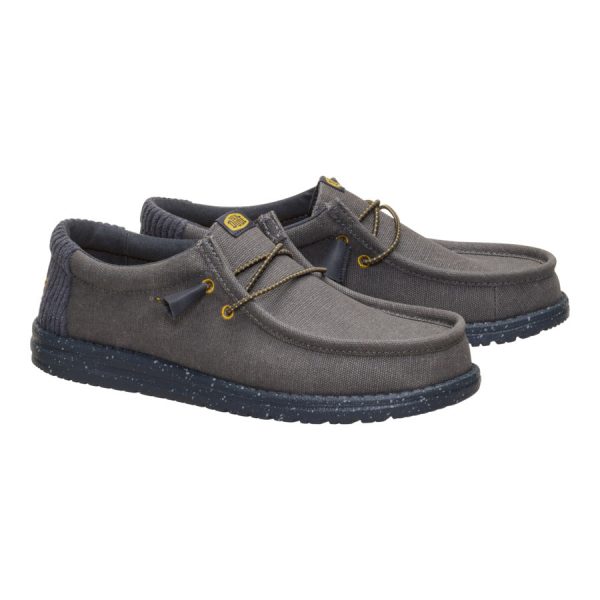 Wally Waxed Casual - Dark Grey