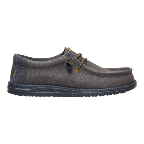 Wally Waxed Casual - Dark Grey