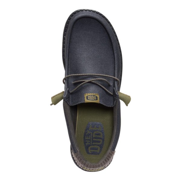 Wally Waxed Casual - Black/Black