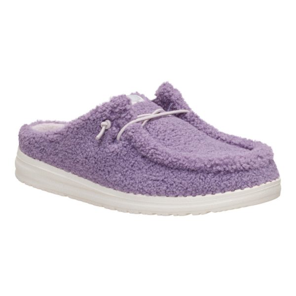 Wendy Slip Sherpa - Purple Ash