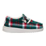 Wally Toddler Confetti Plaid Cozy - Red/Green/Multi
