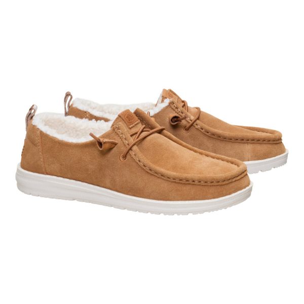 Wendy Suede Shearling - Lion Orange/Multi