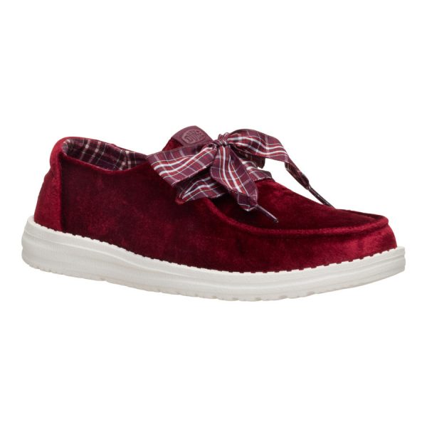 Wendy Holiday Bow - Burgundy